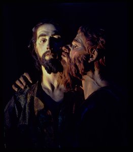 De Arrestatie van Christus (detail) door Francisco Salzillo
